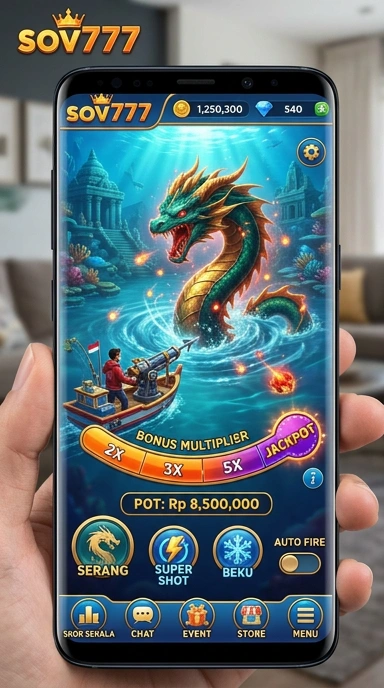 Screenshot aplikasi sov777 dengan antarmuka pengguna yang bersih.